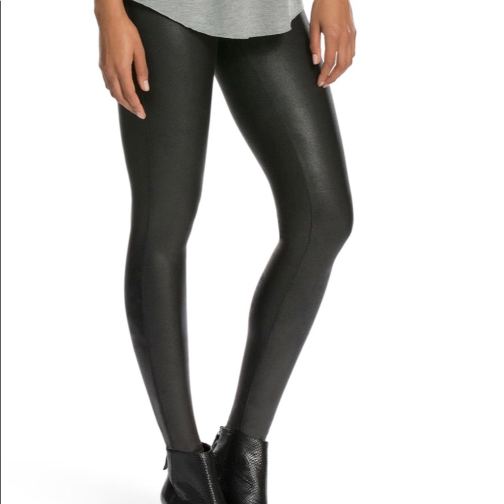 Spanx Faux Leather Leggings Sz. XS